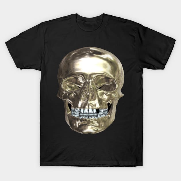 Chrome Skull T-Shirt by Atteestude